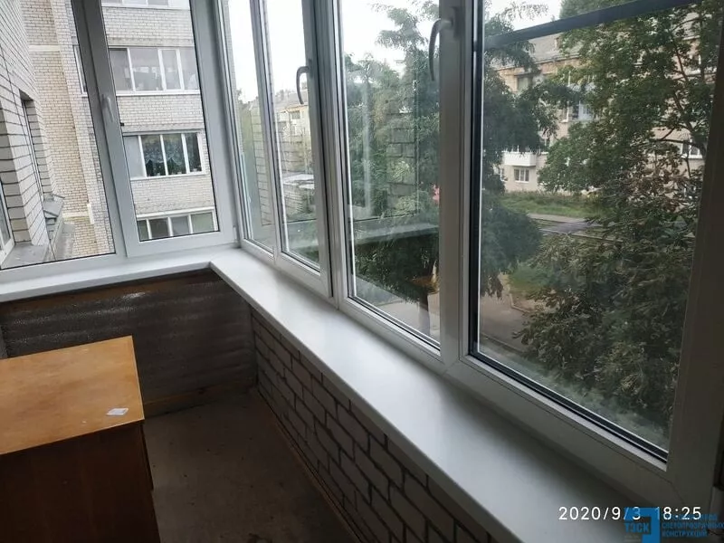 Остекление балкона орел