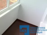 Остекление балкона вид изнутри #2