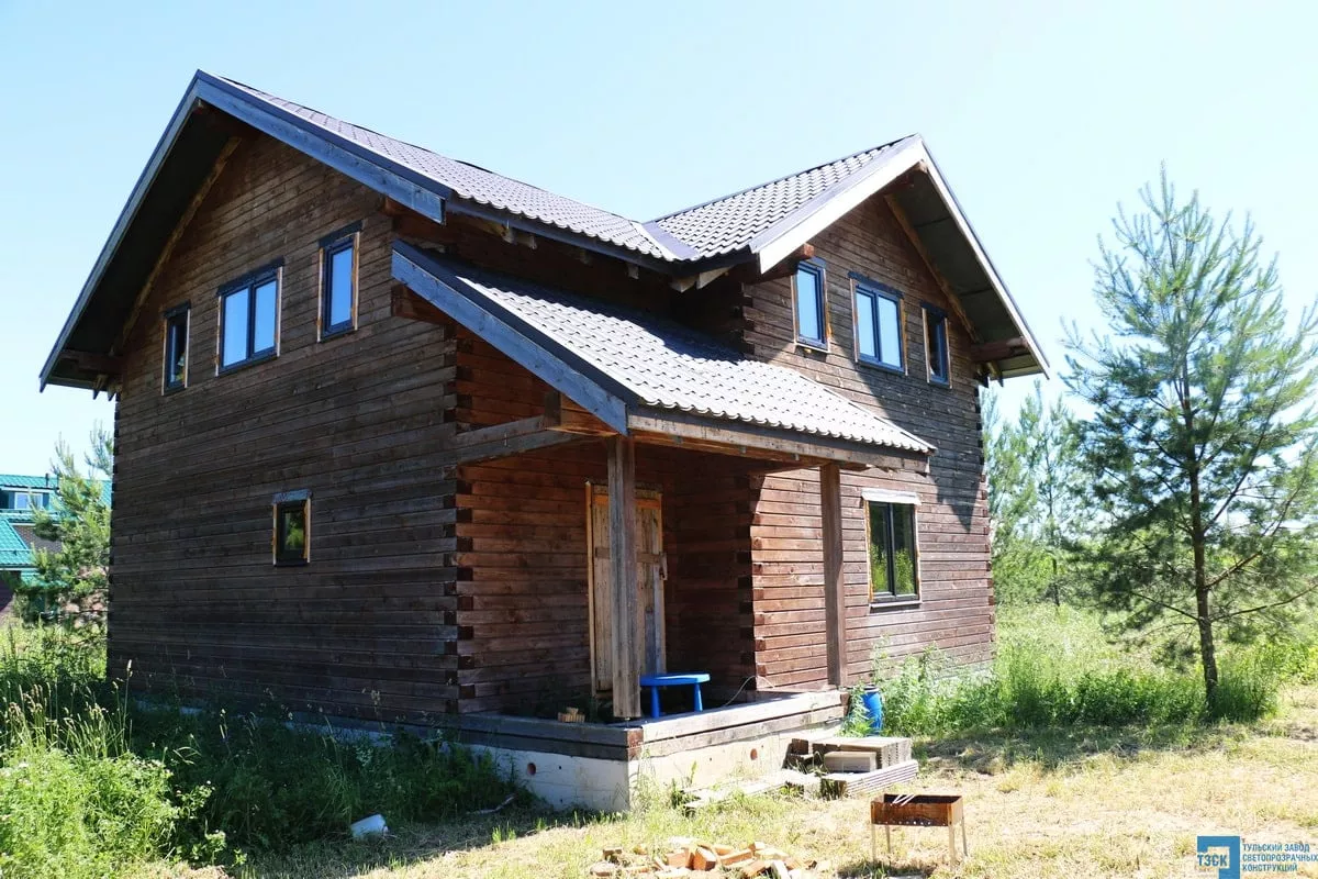 Установка пластиковых окон в деревянном доме Заокский район